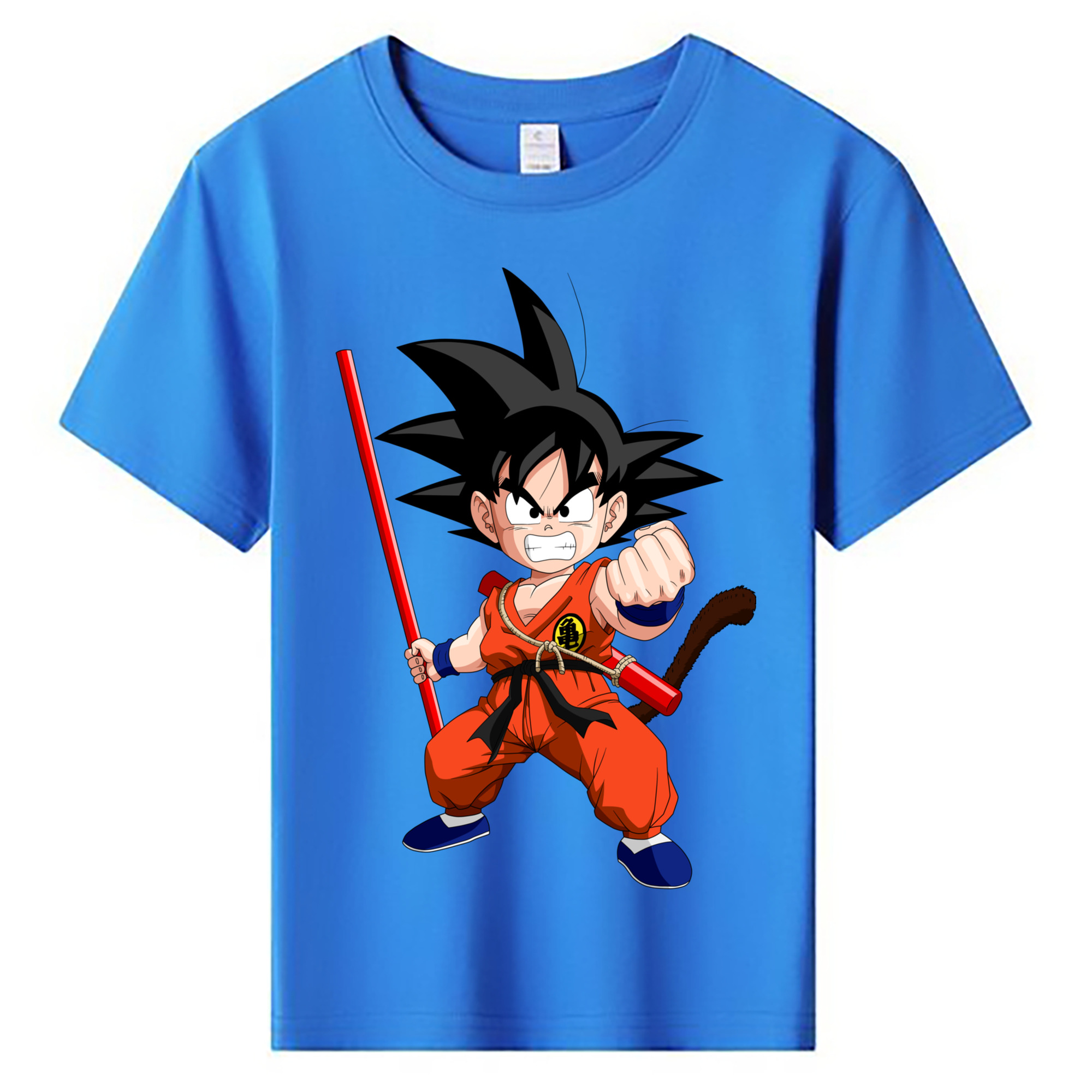（画像用） ドラゴンボール 孫悟空（そん ごくう）Son Goku カカロット DRAGON BALL Kakarotto 綿100％キッズTシャツ（フロントプリント）